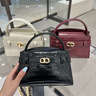 CHARLES&KEITH鳄鱼纹凯莉包手提斜挎婚包包女包生日礼物送女友CK2-50270880-1 Ivory象牙色 S 实拍图