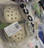 卡骆驰（CROCS）白鹿同款经典云朵洞洞鞋时尚百搭女鞋花园鞋沙滩鞋|206750 黑色-001(含智必星) 38 (240mm) 实拍图