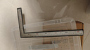 得力（deli）不锈钢拐尺钢角尺L型尺木工直角90度尺双面刻度150x300mm 实拍图