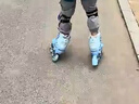 斯威（SWAY）斯威轮滑鞋儿童溜冰鞋男女童初学套装可调直排轮闪光滑冰旱冰鞋 实拍图