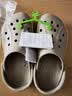 卡骆驰（CROCS）贝雅卡骆班洞洞鞋|205089 卵石色-2V3   39 (240mm)   实拍图