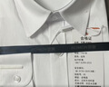 罗蒙儿童衬衫男童长袖白衬衫小学生校园服饰女童白衬衣童装 白色 160 实拍图