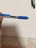 斑马牌（ZEBRA）JJ15 按动中性笔 签字笔 0.5mm子弹头啫喱笔水笔 彩色学生考试笔 蓝绿色 单支装 实拍图