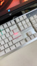 达尔优（dareu）EK815合金版机械键盘 有线键盘 游戏键盘 108键电竞键盘 女生 电脑键盘 白色蓝色 黑轴 实拍图