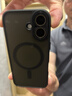 KEKLLE【肤感磁吸】适用iPhone17手机壳 苹果17保护套 磁吸磨砂防摔抗指纹镜头全包软边保护套 午夜黑 实拍图