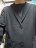 罗蒙冰丝凉感薄款防晒小西服男士上衣中青年高弹无痕商务单西装外套男 深蓝 XL 180 （适合145-165斤） 实拍图