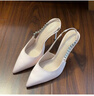 CHARLES&KEITH质感链条尖头高跟凉鞋子女鞋生日礼物送女友CK1-60280377 Beige米色 38 (245) 实拍图