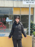 波司登冬羽绒服女士修身短款休闲加厚脱卸帽立领休闲百搭外套 实拍图