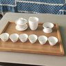 金镶玉茶具套装茶壶茶杯盖碗羊脂玉白瓷陶瓷送礼盒高档家用 品香 实拍图