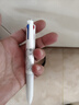 斑马牌（ZEBRA）多功能三色中性笔 黑蓝红0.5mm多色笔 学生商务办公签字笔J3J2 雪白色杆 实拍图