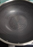 炊大皇炒锅304不锈钢有钛炒菜锅煎锅平底不粘炒锅32cm 可立可视盖不挑灶 实拍图