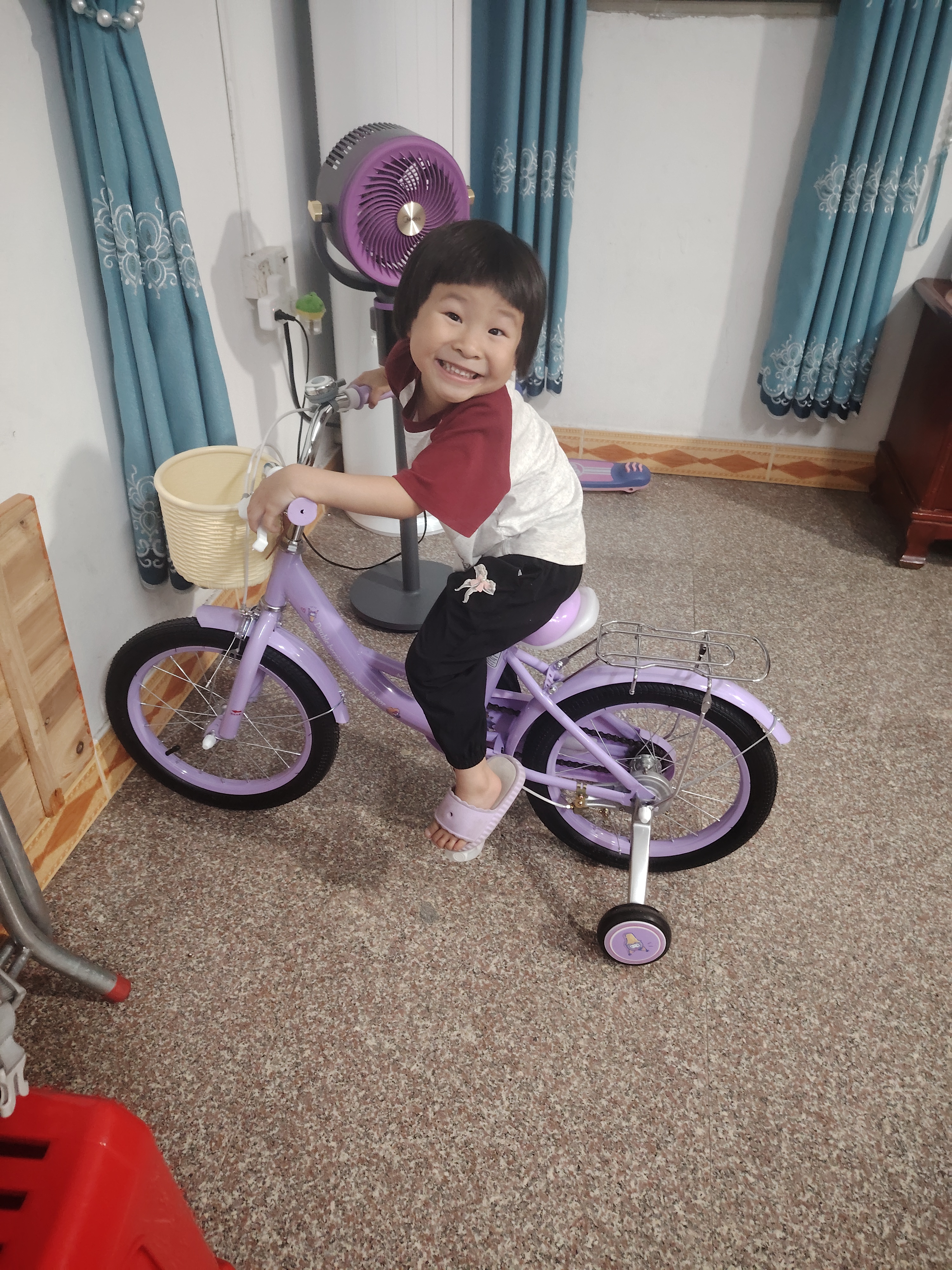 奥仕龙（AO SHI LONG）库洛米儿童自行车女孩5-6-8岁小孩单车16寸脚踏童车 源头直发 实拍图