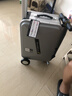 爱尔威（Airwheel）电动行李箱可骑行智能拉杆登机箱可坐可代步20英寸 SX豪华版一银 实拍图