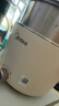 美的（Midea）电煮锅 0涂层不锈钢 宿舍小电锅 多功能家用宿舍泡面小火锅 2.6L蒸煮一体电热锅 XZC2066G 配蒸笼 实拍图