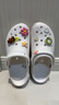 卡骆驰（CROCS）白鹿同款经典云朵洞洞鞋时尚百搭女鞋花园鞋|206750 白色-100(含智必星) 39 (250mm) 实拍图
