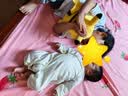 欢喜小熊新生儿连体哈衣春夏季宝宝纯棉护肚爬服0-6个月新生婴儿蝴蝶衣 实拍图