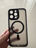 雅思恋 【强力磁吸充电】全包肤感磨砂黑适用iPhone17手机壳苹果手机保护壳MagSafe磁吸超薄渐变 黑色 【简约高级，镜头全包】 iPhone 15 Pro Max 实拍图