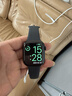 Apple/苹果 Watch S11 智能手表GPS款46毫米亮黑色铝金属表壳黑色运动型表带M/L MEVH4CH/B 实拍图
