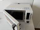 美的（Midea）空气炸微波炉烤箱一体机复古奶油风高颜值无油低脂大功率APP智能AI变频不锈钢内胆25L（PC23F5W） 实拍图