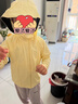 蕉下儿童防晒服外套披风男女童凉感透气防晒AL413布丁黄110 实拍图