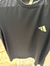 adidas速干简约休闲舒适圆领短袖T恤男装夏季阿迪达斯官方轻运动 传奇墨水蓝/白色   M 实拍图