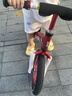 飞鸽（FG FLYING PIGEON）儿童平衡车滑步车幼儿学步车小孩滑行车单车14寸充气轮酒红色 实拍图