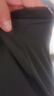 班尼路（Baleno）裤子男夏季运动冰丝高街美式潮流垂感青少年休闲黑色纯色速干裤 实拍图