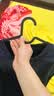 宜家（IKEA）SPRUTTIG埃斯汀衣架晾衣架挂衣架收纳衣撑衣服挂室内家用学生宿舍 黑色衣架10只装*2 实拍图