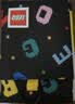 乐高（LEGO）卡包儿童卡套小学生零钱小包新款可爱迷你收纳袋彩色字母黑20330 实拍图