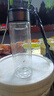 【京东物流配送】高硼硅双层玻璃杯大容量泡茶杯水杯子茶水分离杯 【双层加厚】茶杯350ml1只 实拍图