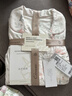 嫚熙（EMXEE）春夏款透气柔软月子服孕妇产后哺乳睡衣带胸垫款防凸点家居服 实拍图