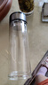 【京东物流配送】高硼硅双层玻璃杯大容量泡茶杯水杯子茶水分离杯 【双层加厚】茶杯350ml1只 实拍图