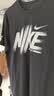 耐克NIKE男子防晒短袖T恤 针织无领 运动休闲 HV0382-010黑L 实拍图
