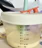 小雅象吸管杯儿童喝奶学饮刻度手柄鸭嘴杯防摔米糊杯婴儿宝宝牛奶杯水杯 实拍图