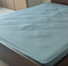 无印良品A类全棉床笠 纯棉床笠单件床垫保护罩全包防尘套 湖蓝1.8米 实拍图