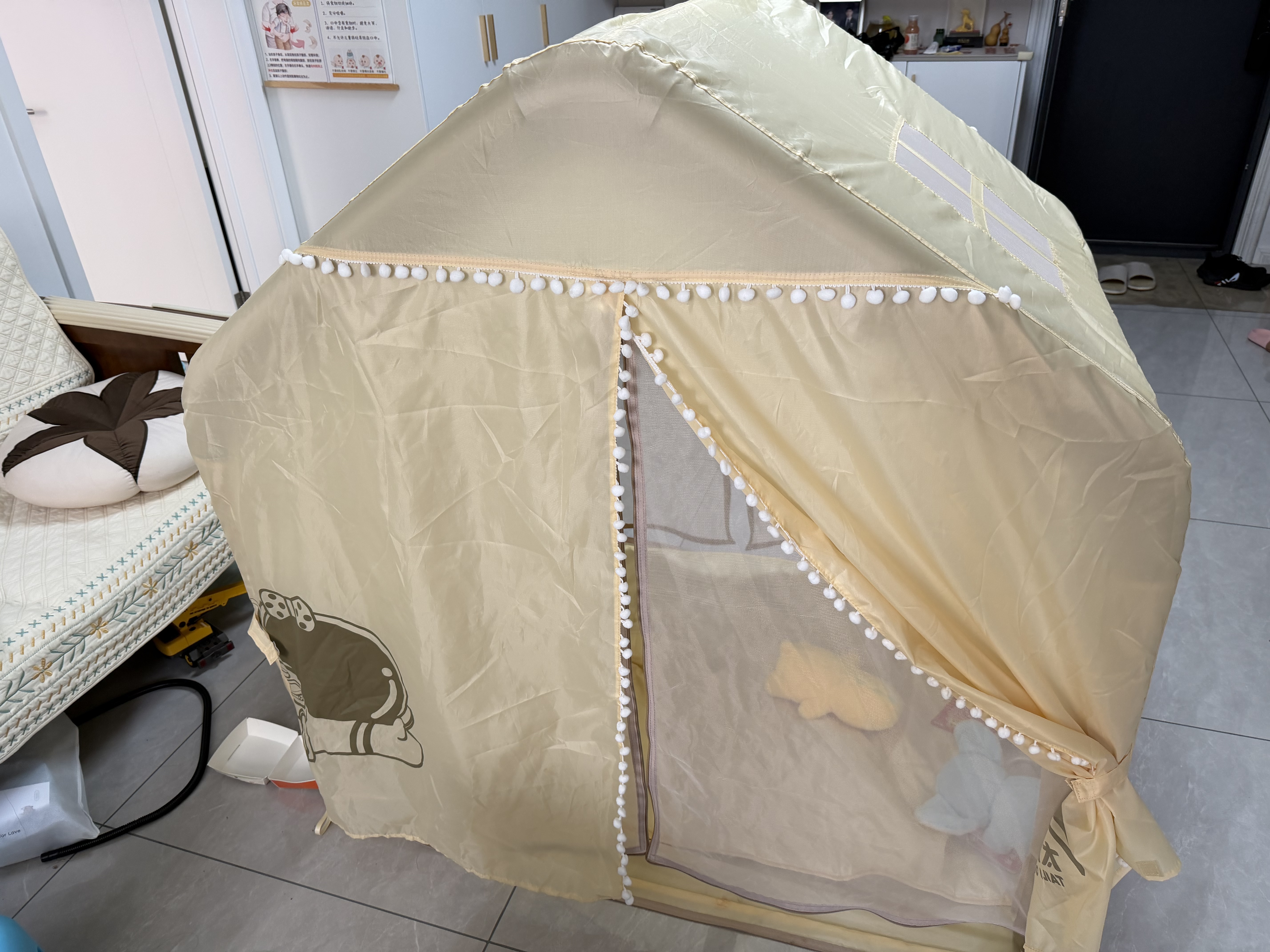 太力儿童帐篷室内游戏屋客厅家用睡觉男女孩宝宝玩具屋城堡小帐篷 实拍图
