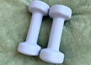 Keep哑铃女男健身家用彩色浸塑环保手铃亚铃全身塑形水蓝2kg*2 实拍图
