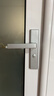 虎顿（HOTUN）卫生间门锁通用型无钥匙家用洗手间厕所门浴室铝合金门锁L11银色 实拍图