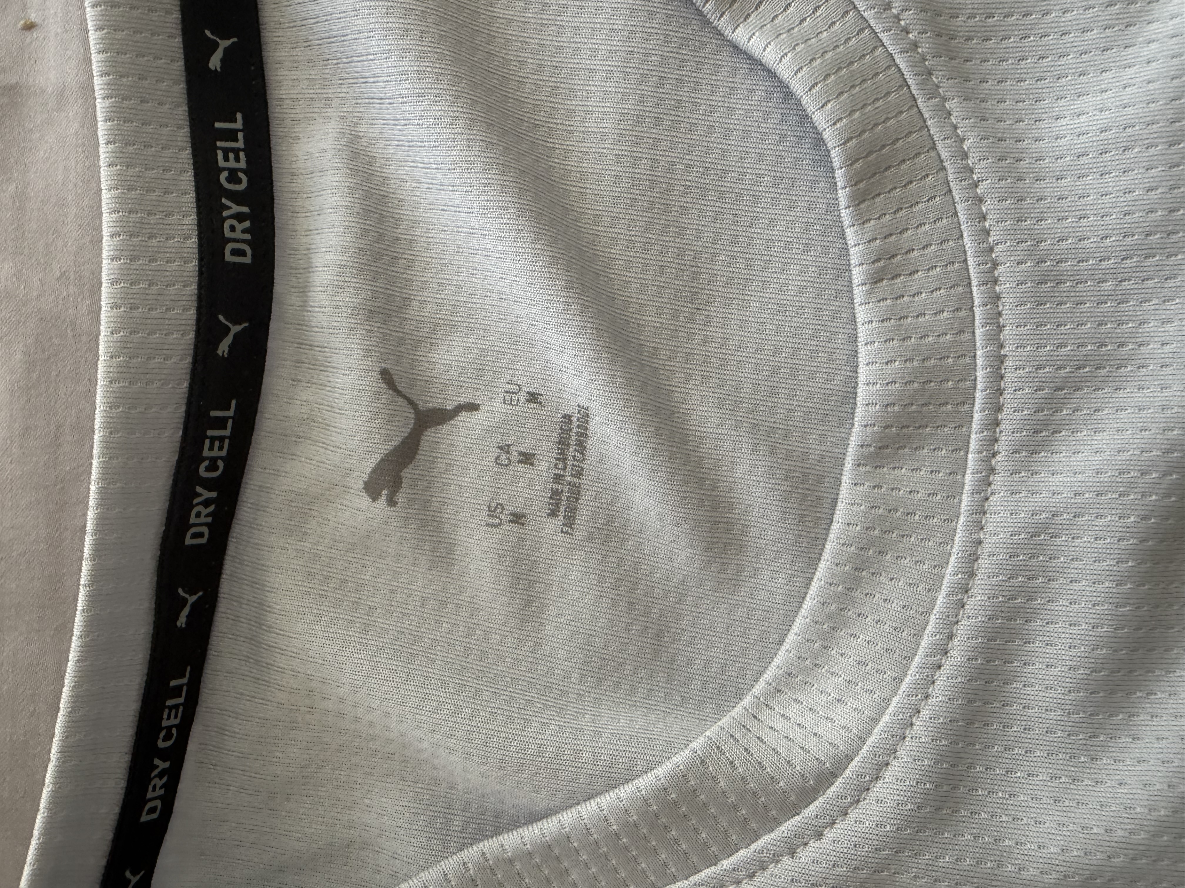 彪马（PUMA）吸湿速干羽毛球跑步短袖T恤男子夏季健身运动上衣 520315 铂金灰-80 M (175/96A) 实拍图