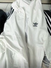 adidas经典三条纹运动连帽夹克外套男女春季阿迪达斯三叶草   亮白   XL 实拍图