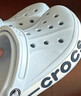 卡骆驰（CROCS）贝雅卡骆班洞洞鞋轻便耐磨一脚蹬休闲鞋女鞋时尚沙滩鞋|205089 白/深蓝-126 41 /42(260mm) 实拍图