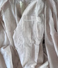 MUJI 女式无侧缝双层纱织长袖睡衣 家居服套装纯棉女装七夕情人节礼物 浅粉红色 M （上装160/84A 下装160/66A） 实拍图