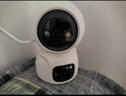 XMSJ家用监控摄像头360度全景无死角无线wifi夜视双向视频通话对讲AI人形侦测远程看护室内智能监控器 WiFi双摄-双画面同屏+15天循环存储 手机远程看护老人儿童丨晒单送豪礼 实拍图
