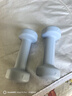 Keep哑铃女男健身家用彩色浸塑环保手铃亚铃全身塑形水蓝2kg*2 实拍图