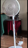 美的（Midea）【超级单品】七叶轻音立式电风扇家用柔风落地扇台式桌面小型风扇大风量节能摇头宿舍电扇 SAF30AB 实拍图