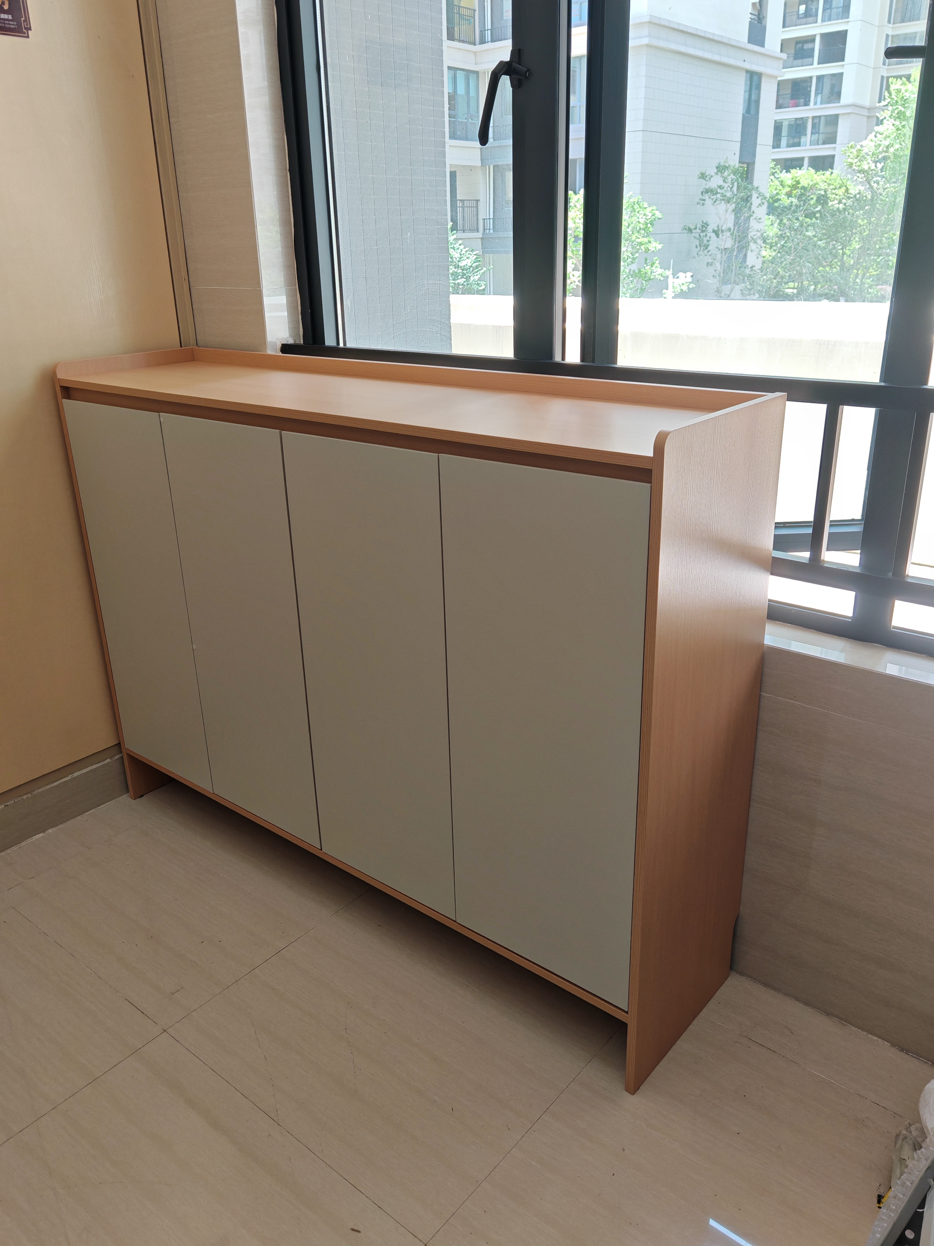 林氏家居家用门口鞋柜楼道新款入户柜鞋架收纳玄关柜一体柜OV4N 实拍图