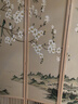 祥朗实木屏风隔断玄关现代简约可移动折叠家用遮挡帘客厅新中式推拉 玉兰花 1.8米高X0.5米宽一扇 实拍图