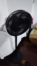 美的（Midea）【超级单品】七叶轻音立式电风扇家用柔风落地扇台式桌面小型风扇大风量节能摇头宿舍电扇 SAF30AB 实拍图