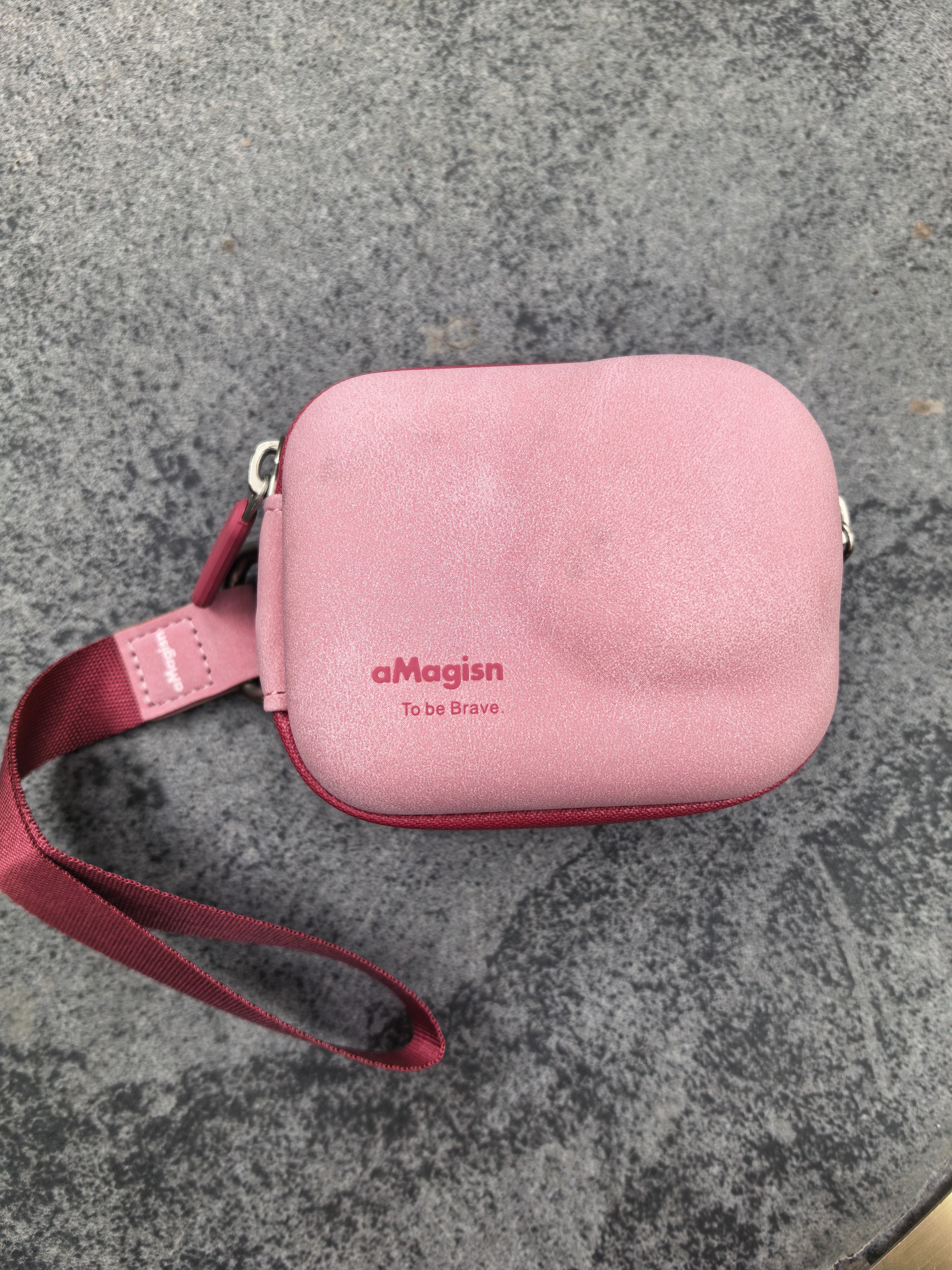 aMagisn(阿迈)迷你收纳包适配大疆action6/5pro/4收纳包nano/insta360acepro2/1/GO ultra运动相机收纳包 迷你收纳包-粉色 实拍图