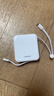 VENIDER【热销1000W+丨2026新款超级快充】充电宝国家3C安全认证可上飞机高铁小巧自带双线适用于苹果华为 云朵白丨Mini自带双线10000mAh Mini便携大容量丨最新国标3C认证丨双 实拍图